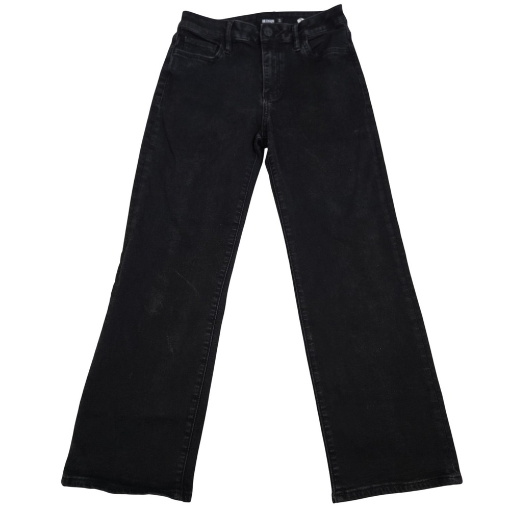 Hudson Noa Midrise Straight Women 27 Black Excellent Stretch Denim Jeans